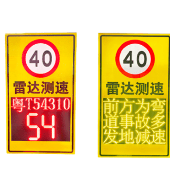 雷視測(cè)速牌